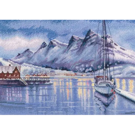 Cross-stitch kit "Port of Bodo" M970