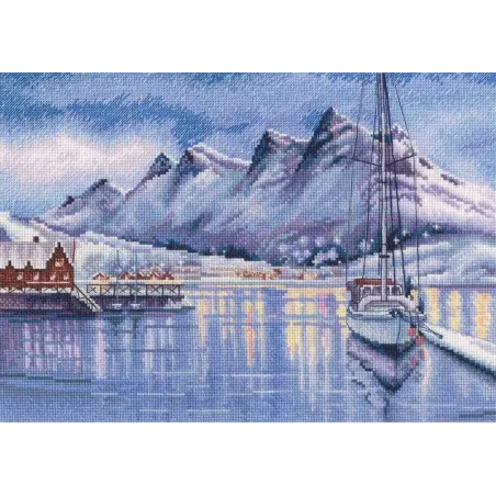 Kreuzstich-Set "Hafen von Bodo" M970