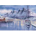 Cross-stitch kit "Port of Bodo" M970