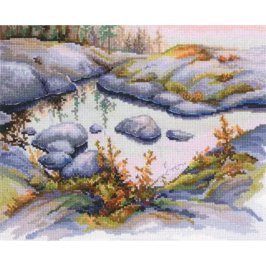 Cross-stitch kit "Stone family" M968