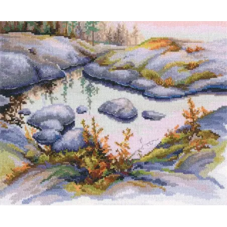 Cross-stitch kit "Stone family" M968