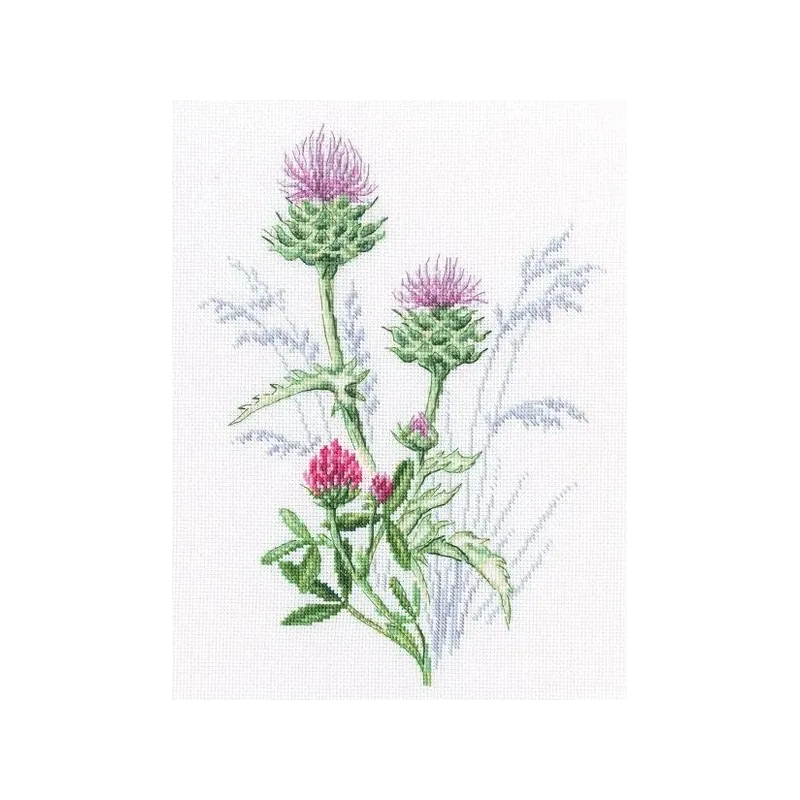 Kreuzstich-Set "Distel" M940