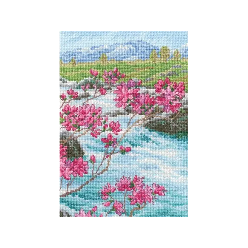 Cross-stitch kit "In the moment" M963