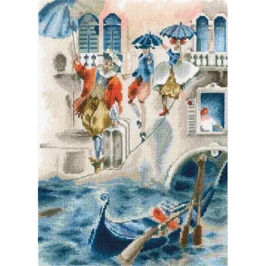 Cross-stitch kit "Tightrope walkers" M932