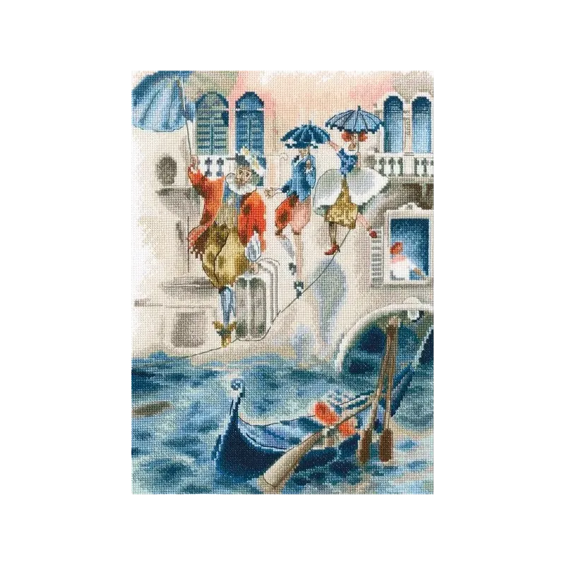 Cross-stitch kit "Tightrope walkers" M932