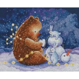 Cross-stitch kit "Snow heart" M948