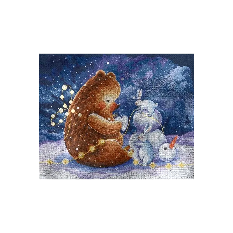 Cross-stitch kit "Snow heart" M948