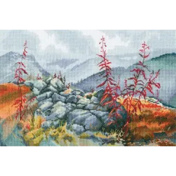 Kit point de croix "Merveilleux Nord" M933