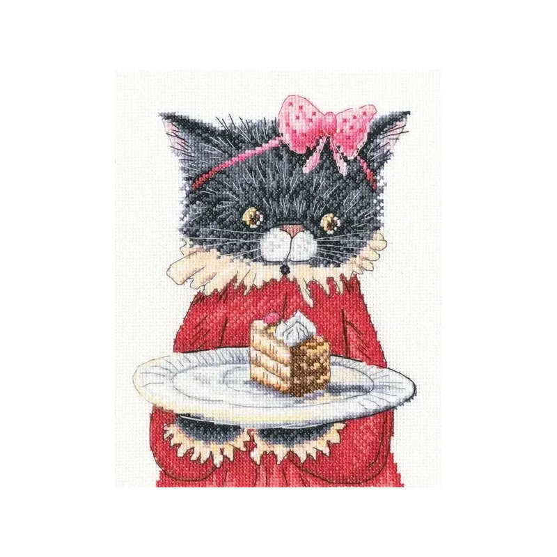 Cross-stitch kit "There were cats. I bring happiness" M914