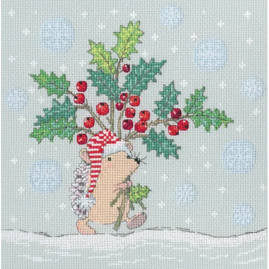 Cross-stitch kit "New Year's walk" M924