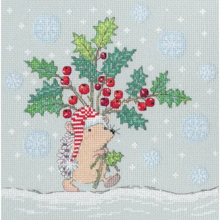 Cross-stitch kit "New Year's walk" M924