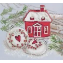 Cross-stitch kit "Gingerbread house" M919