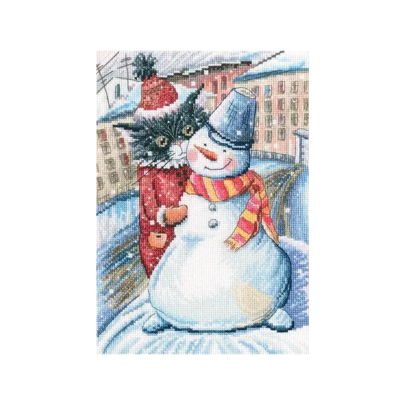 Cross-stitch kit "There were cats. I make the world more beautiful... M915