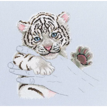 Cross-stitch kit "Warmth in palms" M893