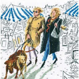 Набор для вышивания крестиком "Богемный полдень" RTOM859