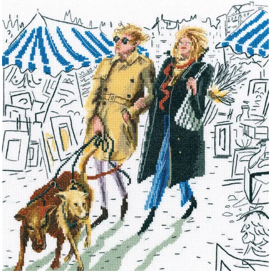 Cross-stitch kit "Bohemian midday" M859