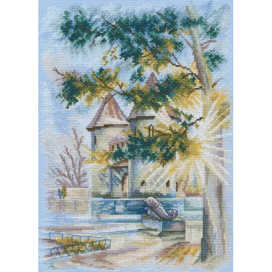 Kit point de croix "Soleil de janvier" RTOM874