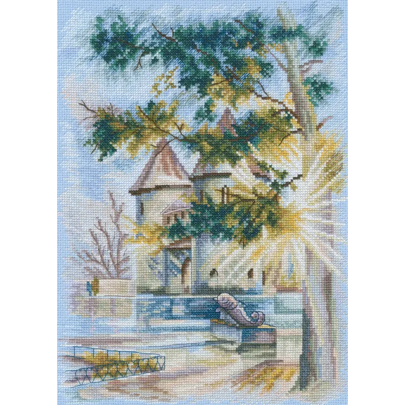 Kryželiu siuvinėjimo rinkinys "Sausio saulė" RTOM874