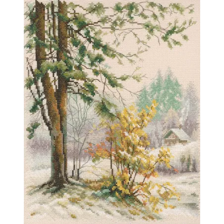 Kreuzstich-Set "Der Winter ist gekommen" M866