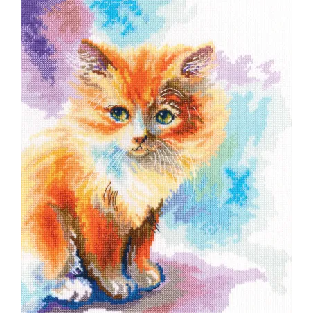 Cross-stitch kit "Sunny kitten" M827