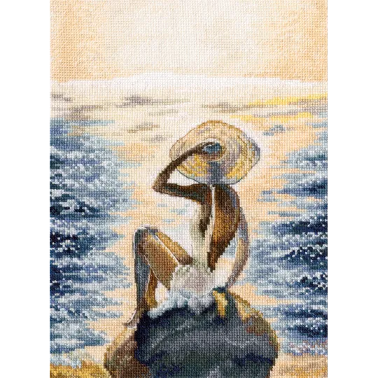 Cross-stitch kit "With the flavour of salt, wind and sun" M848
