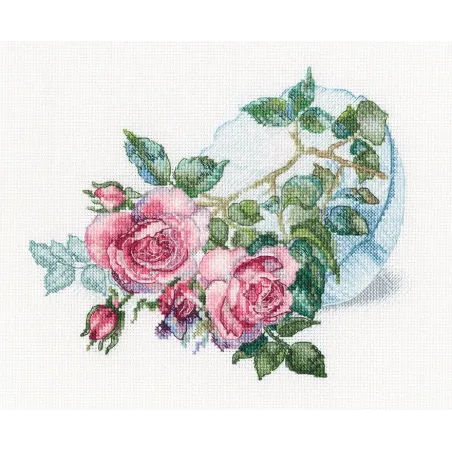 Cross-stitch kit "Tender flower buds" M808