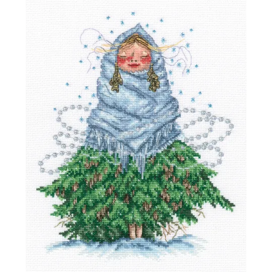 Cross-stitch kit "Don’t be cold, Little fir" M823