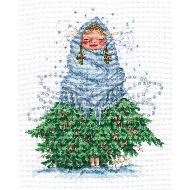 Cross-stitch kit "Don’t be cold, Little fir" M823