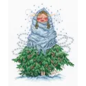 Kit point de croix "Ne sois pas froid, petit sapin" RTOM823