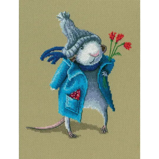 Kit point de croix "Bunch sous les aisselles" RTOM797