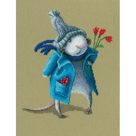 Cross-stitch kit "Bunch under the armpits" M797