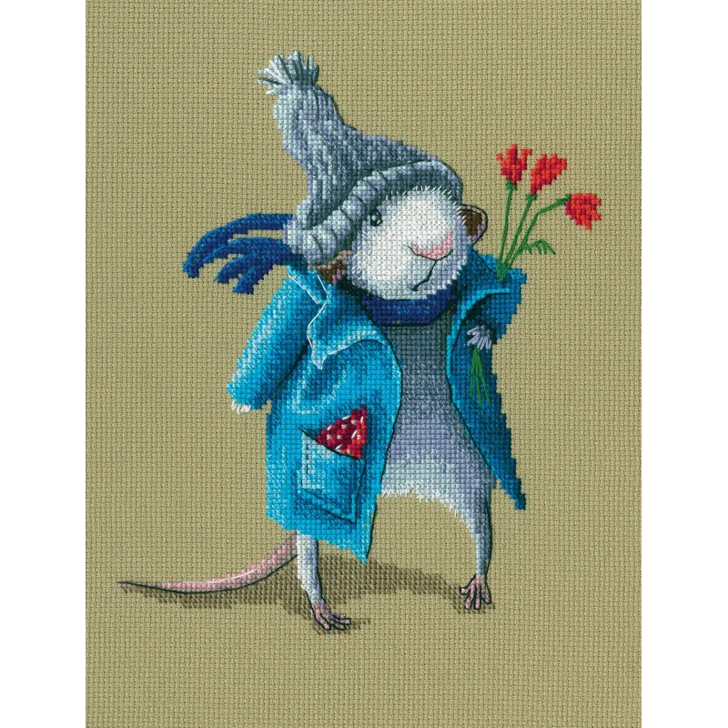 Kit point de croix "Bunch sous les aisselles" RTOM797
