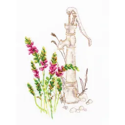 Kit point de croix "Herbes fleuries" RTOM775