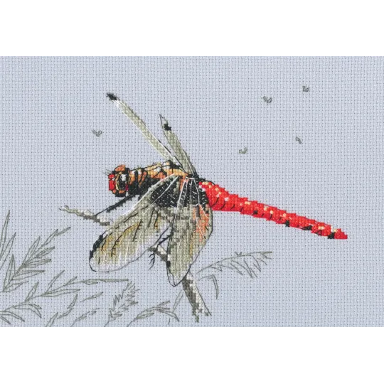 Cross-stitch kit "On the dandelion's parachute" M757
