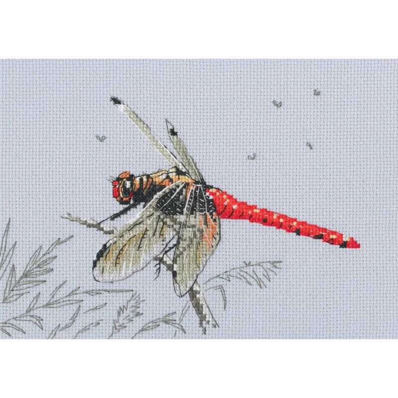 Cross-stitch kit "On the dandelion's parachute" M757