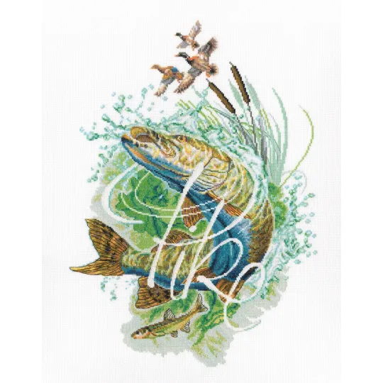 Cross-stitch kit "Silvery luce" M783