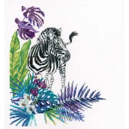 Kryželio siuvinėjimo rinkinys "Zebra" M743