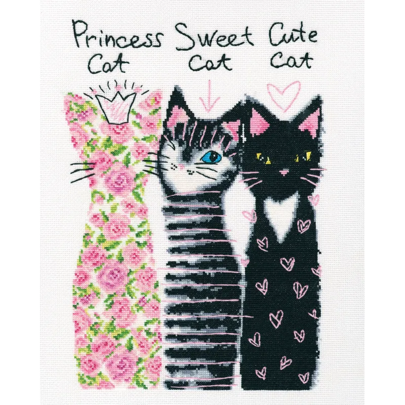 Набор для вышивания крестиком "Подруги" M739