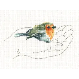 Cross-stitch kit "Warmth in palms" M695