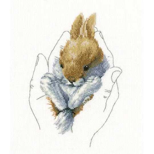 Cross-stitch kit "Warmth in palms" M697