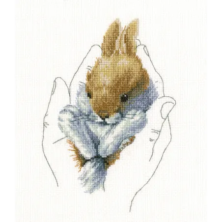 Cross-stitch kit "Warmth in palms" M697