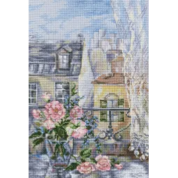 Cross-stitch kit "Morning in Paris" M593