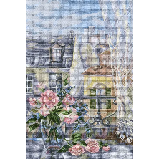 Cross-stitch kit "Morning in Paris" M593