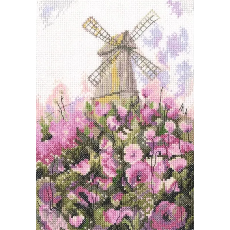 Cross-stitch kit "Old Mill" M551