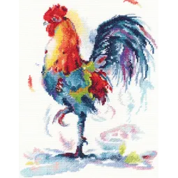 Набор для вышивания крестом "Перышко на счастье" RTOM619