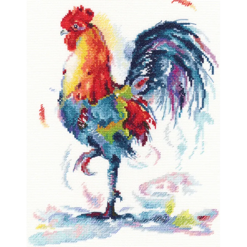 Набор для вышивания крестом "Перышко на счастье" RTOM619