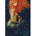 Cross-stitch kit "Red mermaid" M596