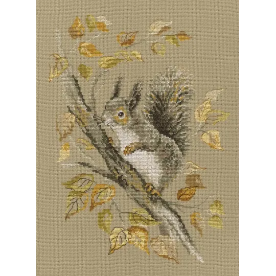 Kit de point de croix "Histoire d'automne" RTOM577