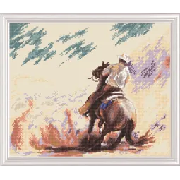 Kit point de croix "Poussière de prairie" RTOM490