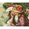 Cross-Stitch Kit "Drawing girls" M410